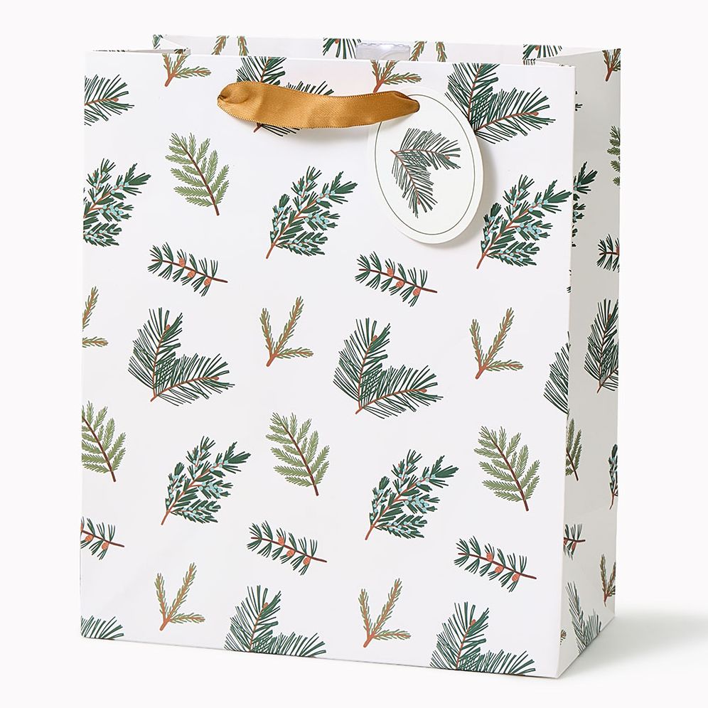 Evergreen Branches Medium Gift Bag