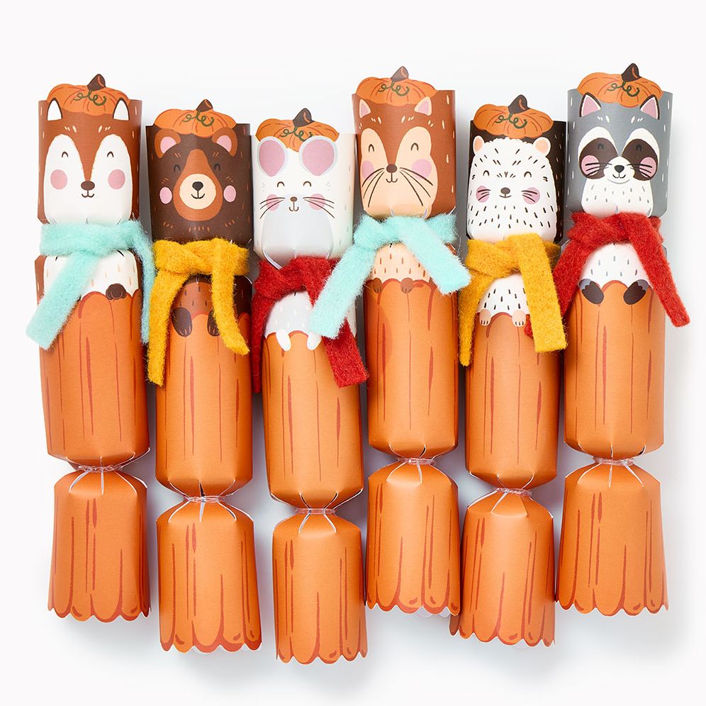 Pumpkin Critter Party Crackers