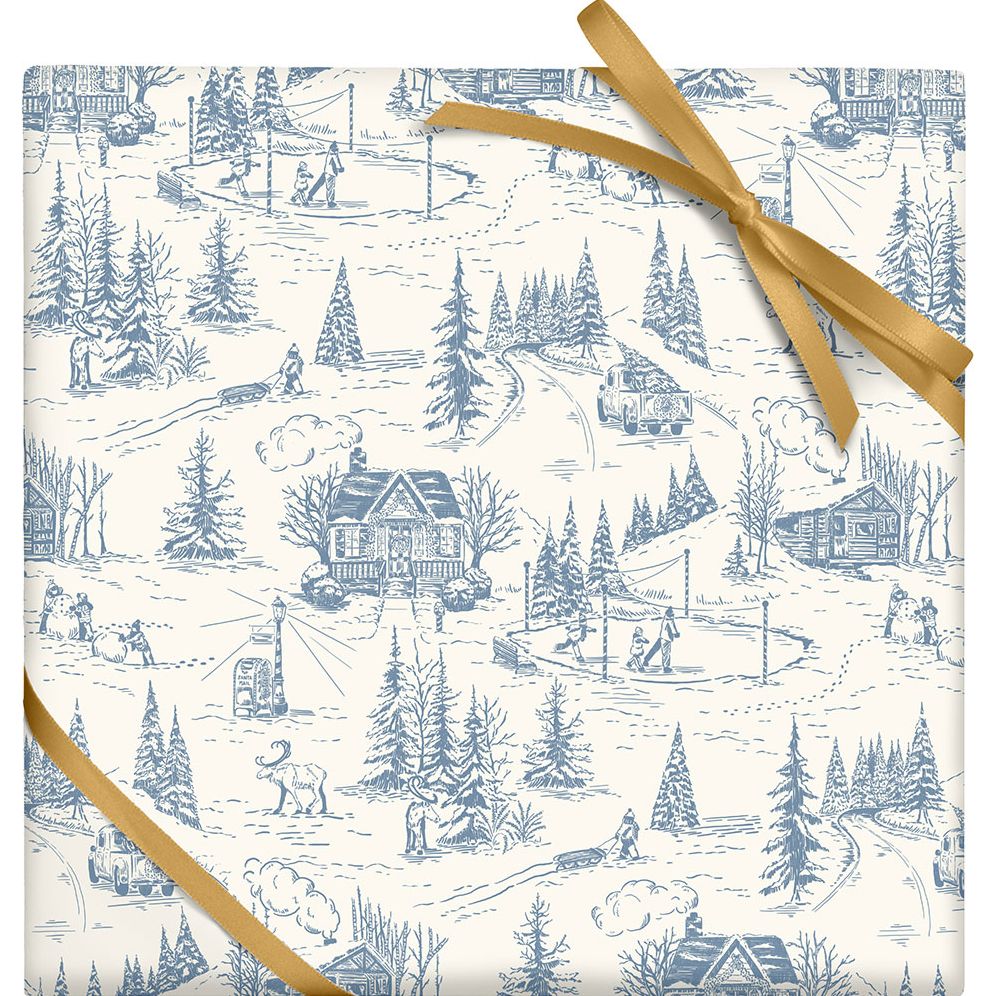Elegant Toile Textured Wrapping Paper