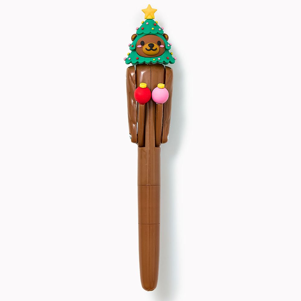 Holiday Bear Tree Punching Pen