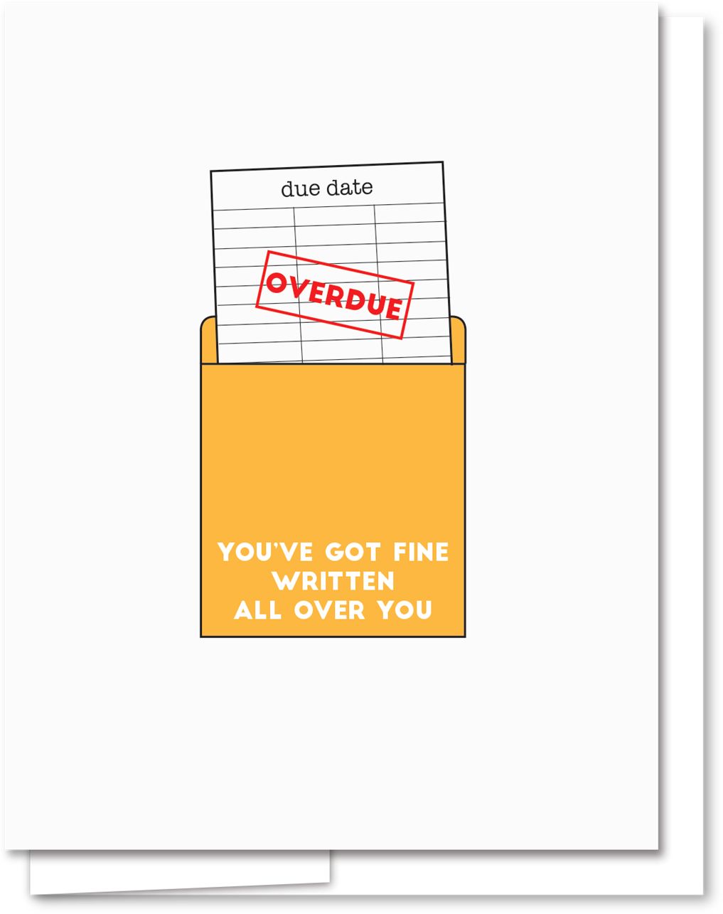 Fine All Over Love Card