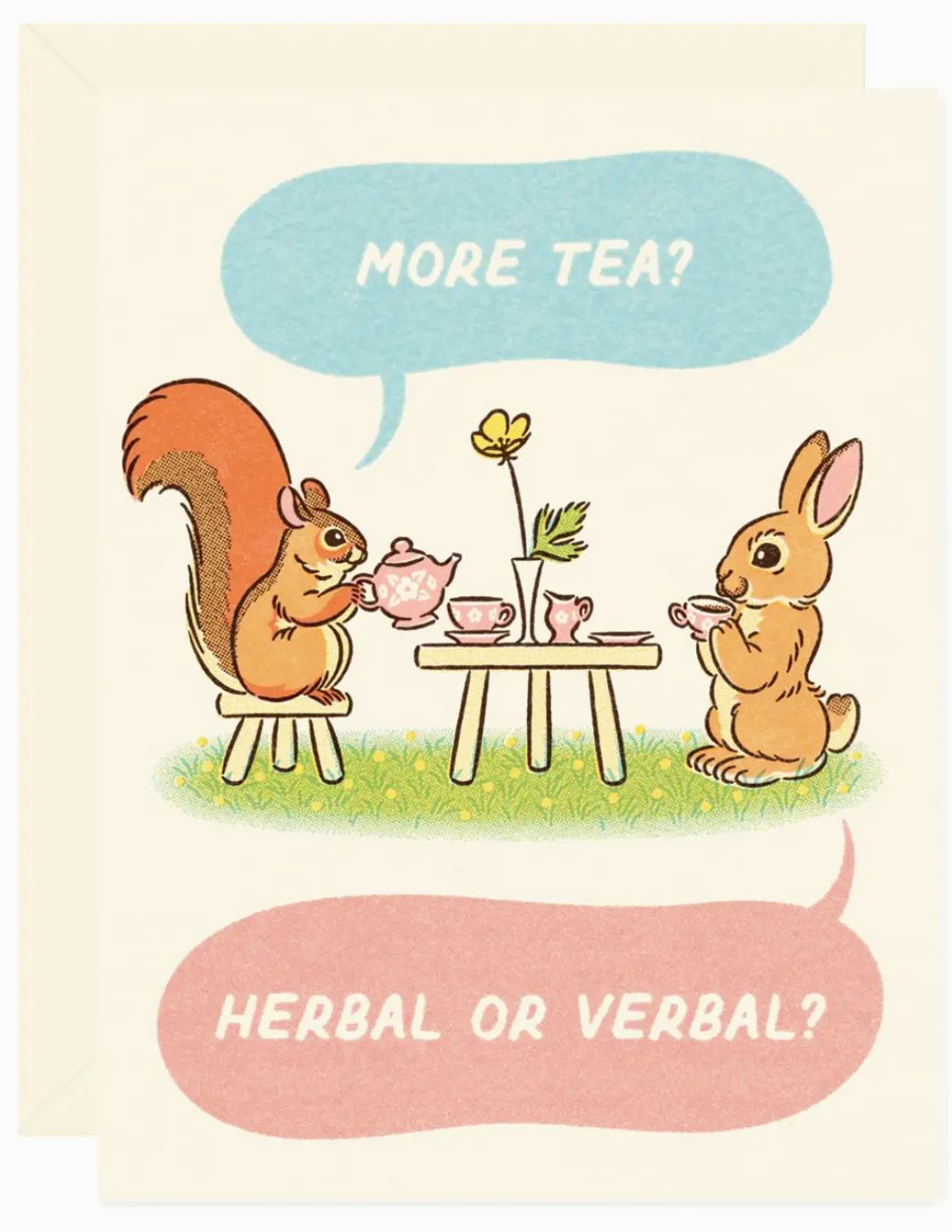 Herbal or Verbal Friendship Card
