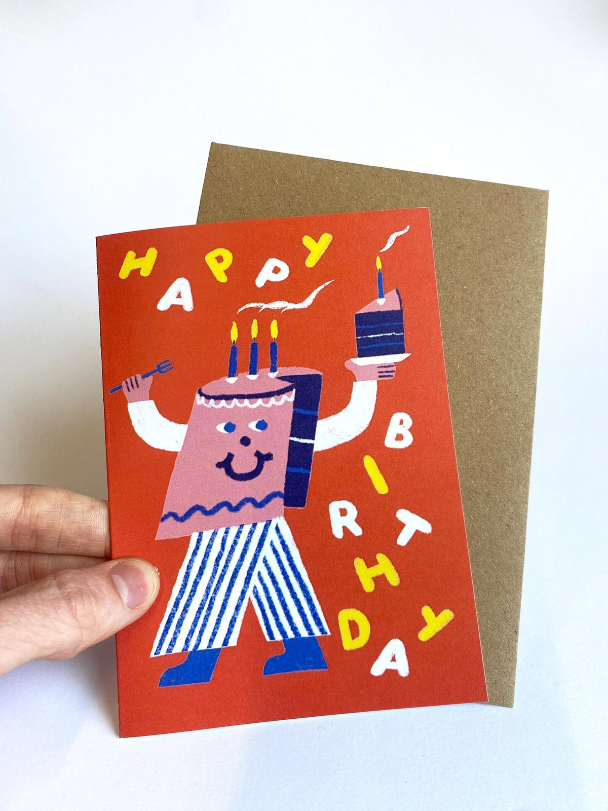 Happy Birthday Cake Birthday Card