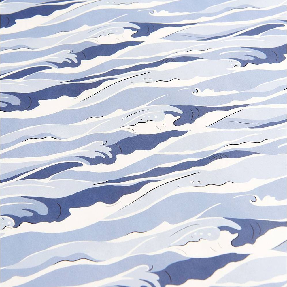 Blue Waves Flat Wrap