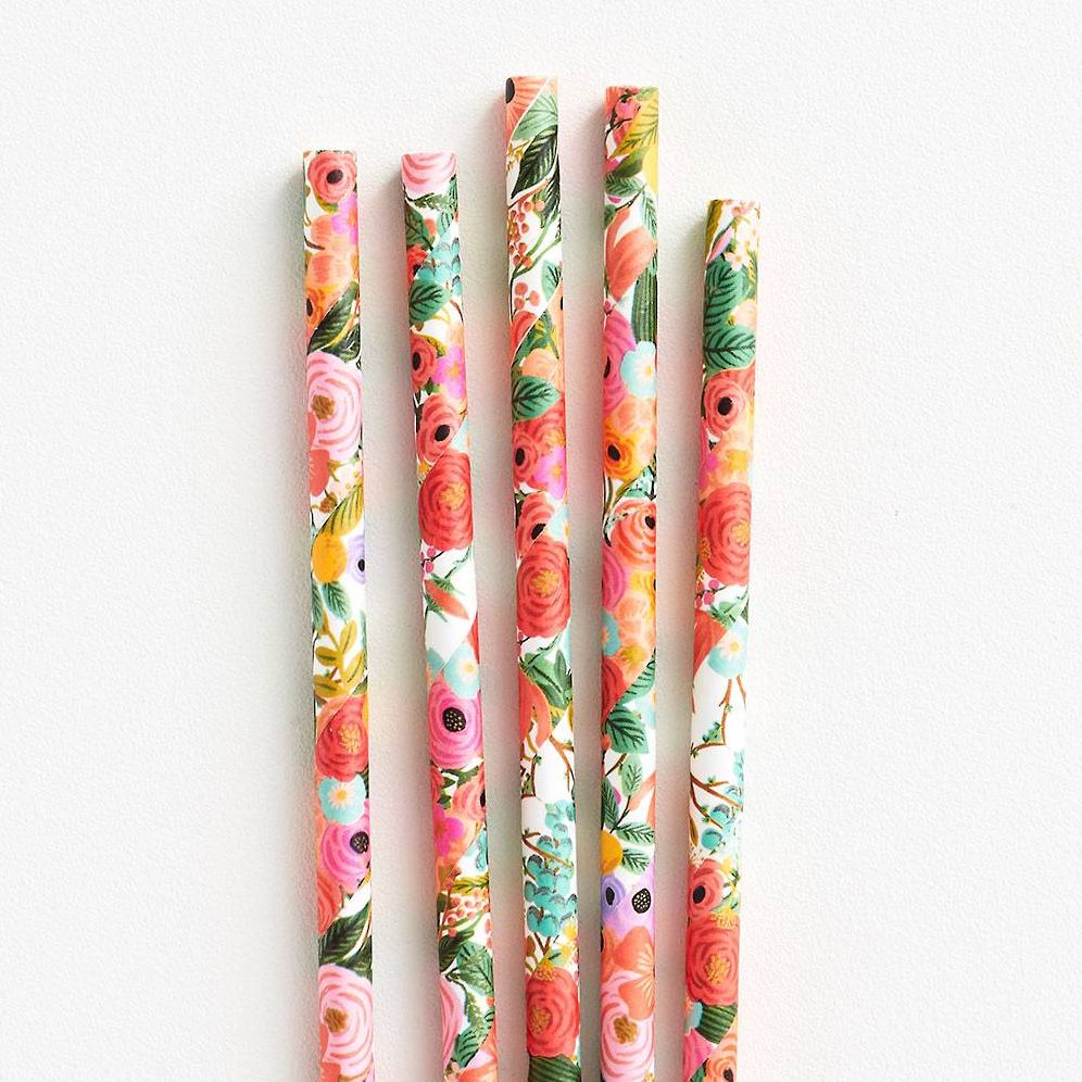 Garden Party Straws