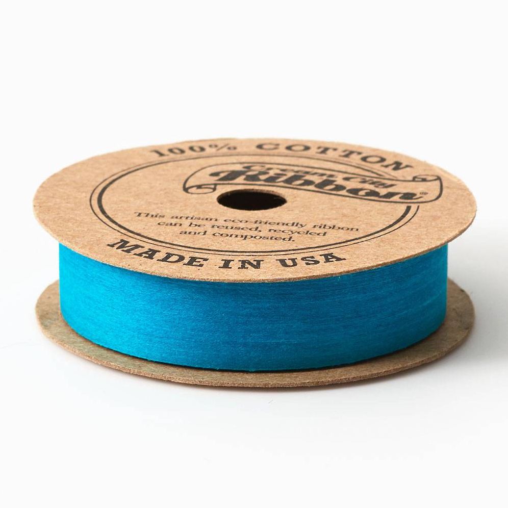 Teal Cotton Ribbon | Paper Source