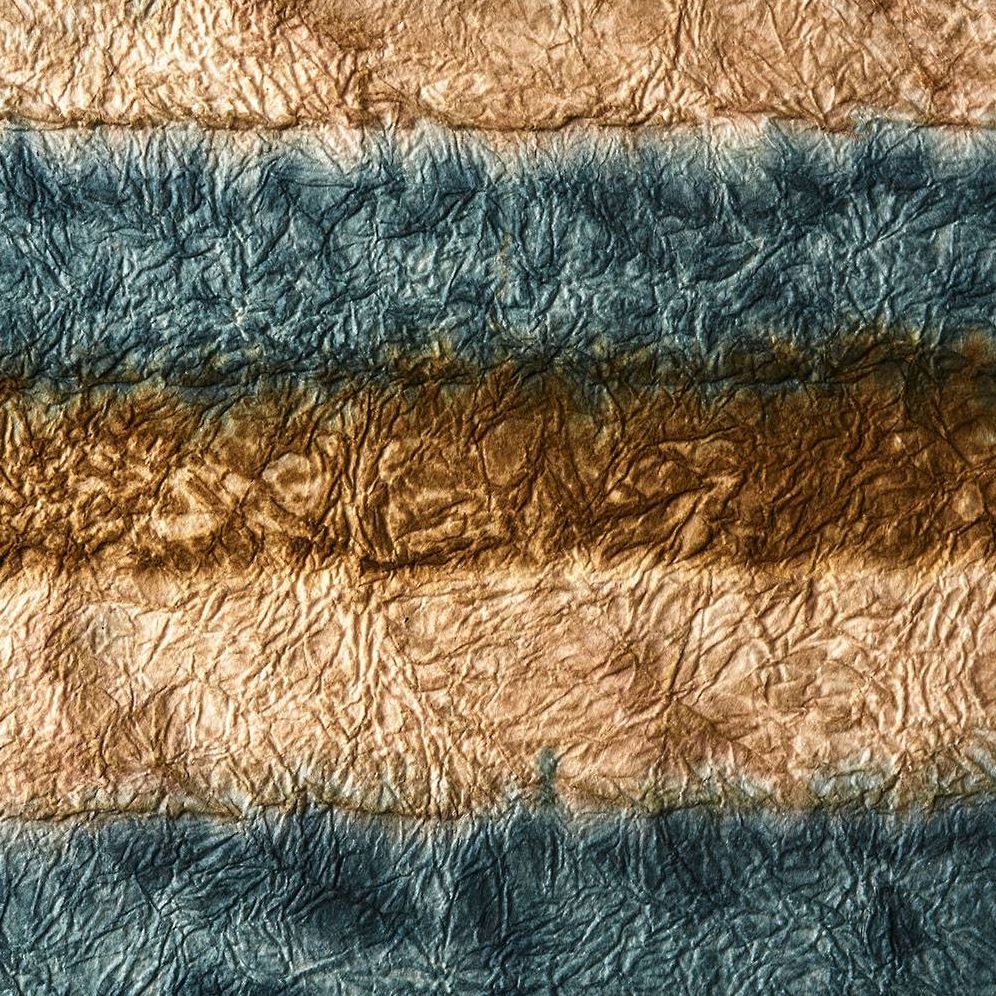 Crinkled Stripe Handmade Paper