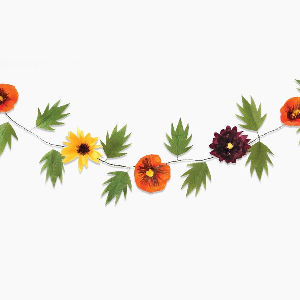 Fall Blooms Paper Garland | Paper Source