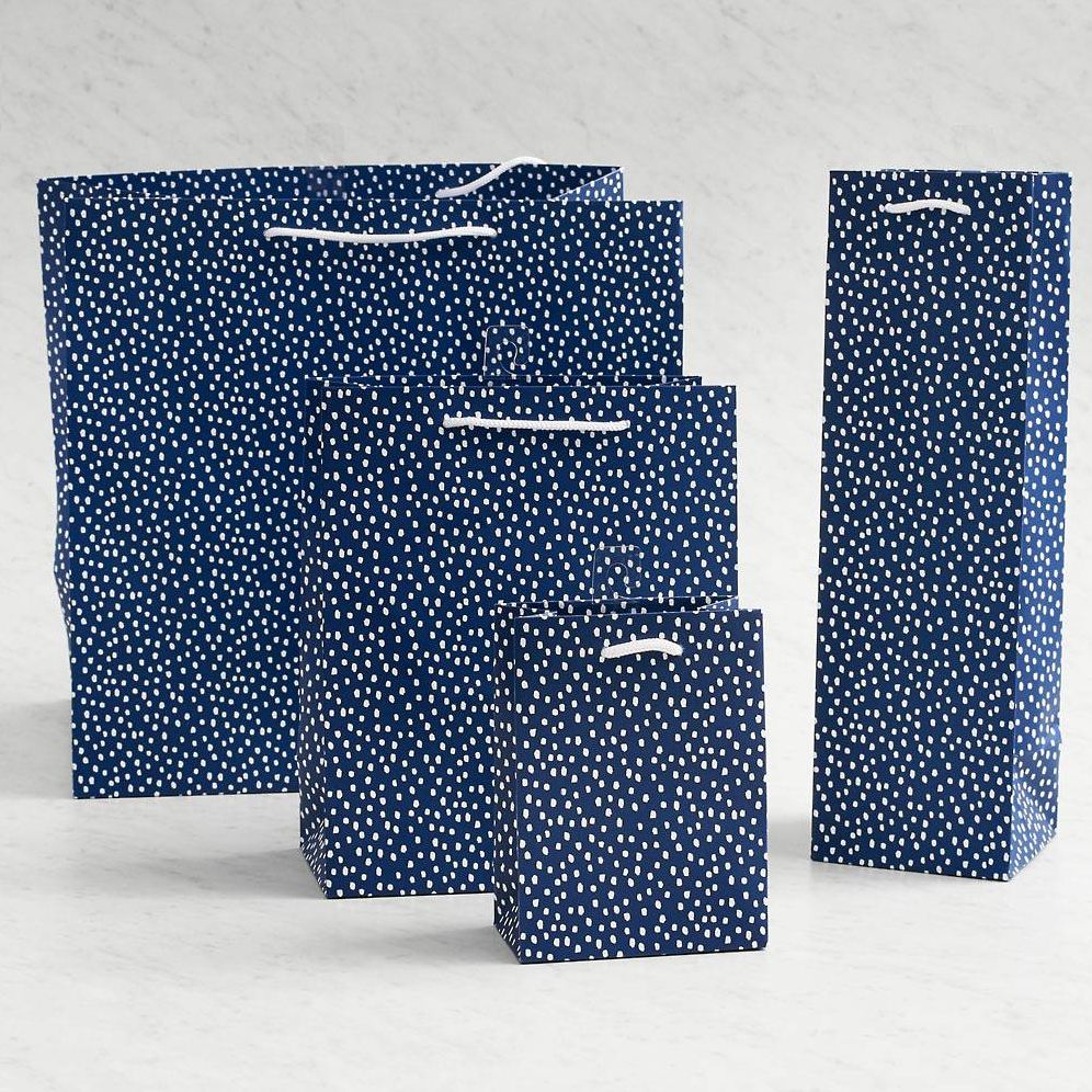 Navy Flurry Medium Bag | Paper Source