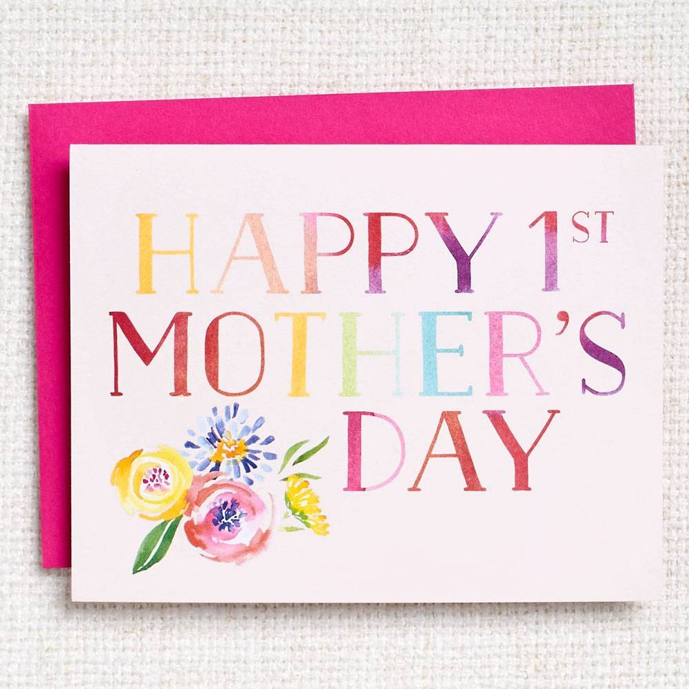 Mother's Day Rainbow Letters Card