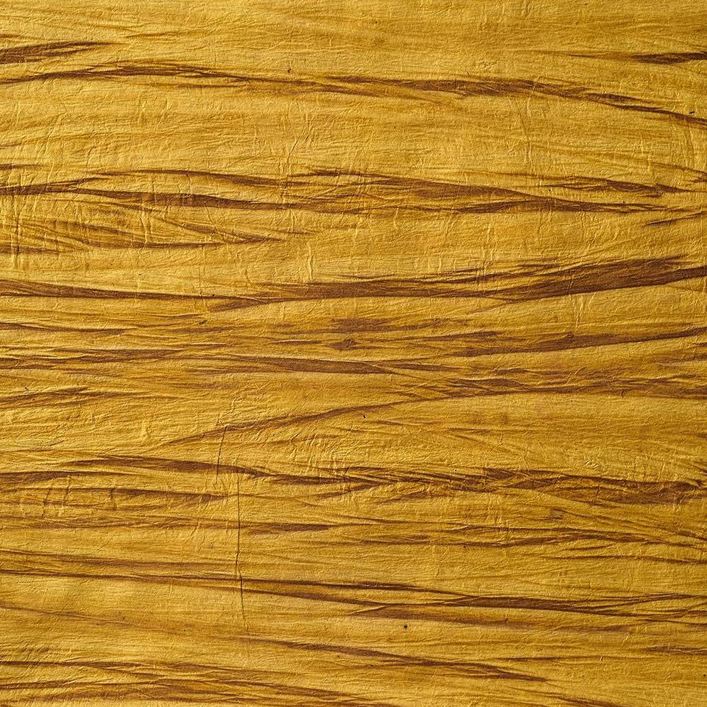 Yellow Ripples Handmade Paper