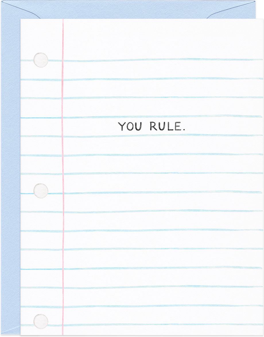 You Rule Encouragement Card