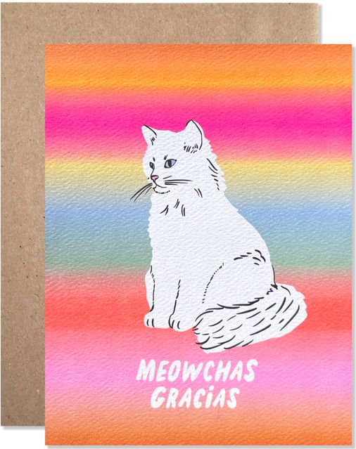 Meowchas Gracias Thank You Card