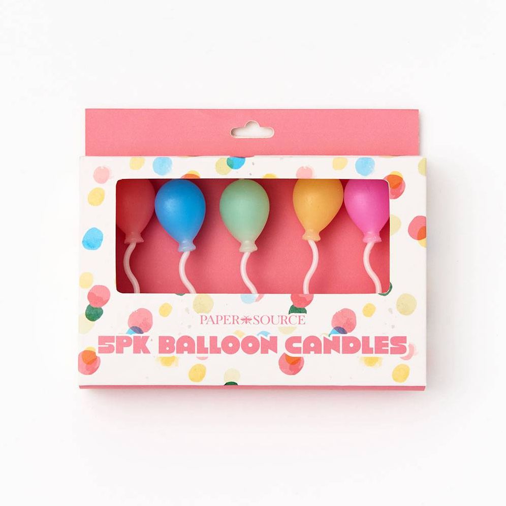 Balloon Candles S/5