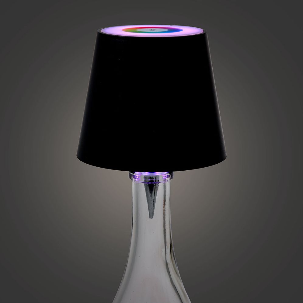 Wine Bottle Lamp with Wine Stopper | Paper Source