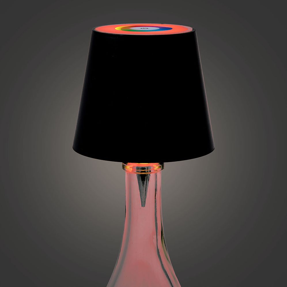 Wine Bottle Lamp with Wine Stopper | Paper Source