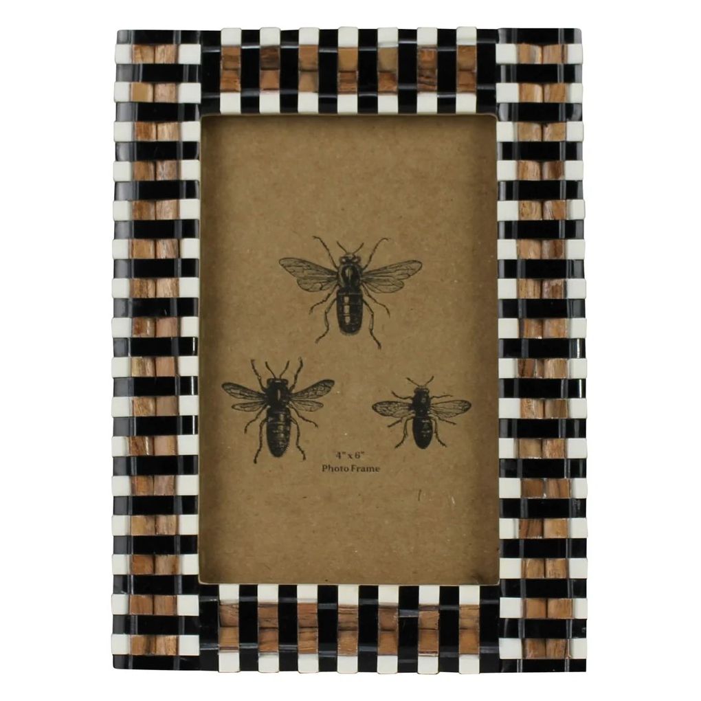 Teak and Resin Woven Frame