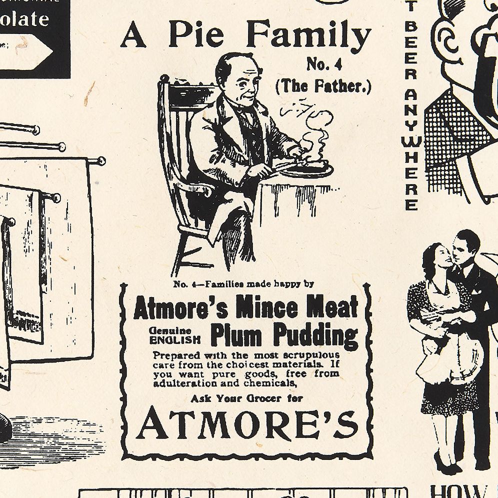 Newsclip Ads Handmade Paper