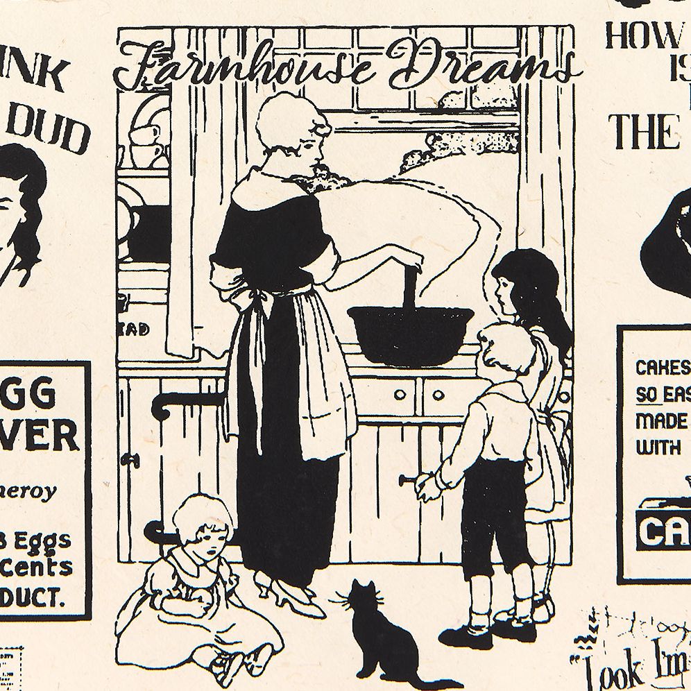 Newsclip Ads Handmade Paper