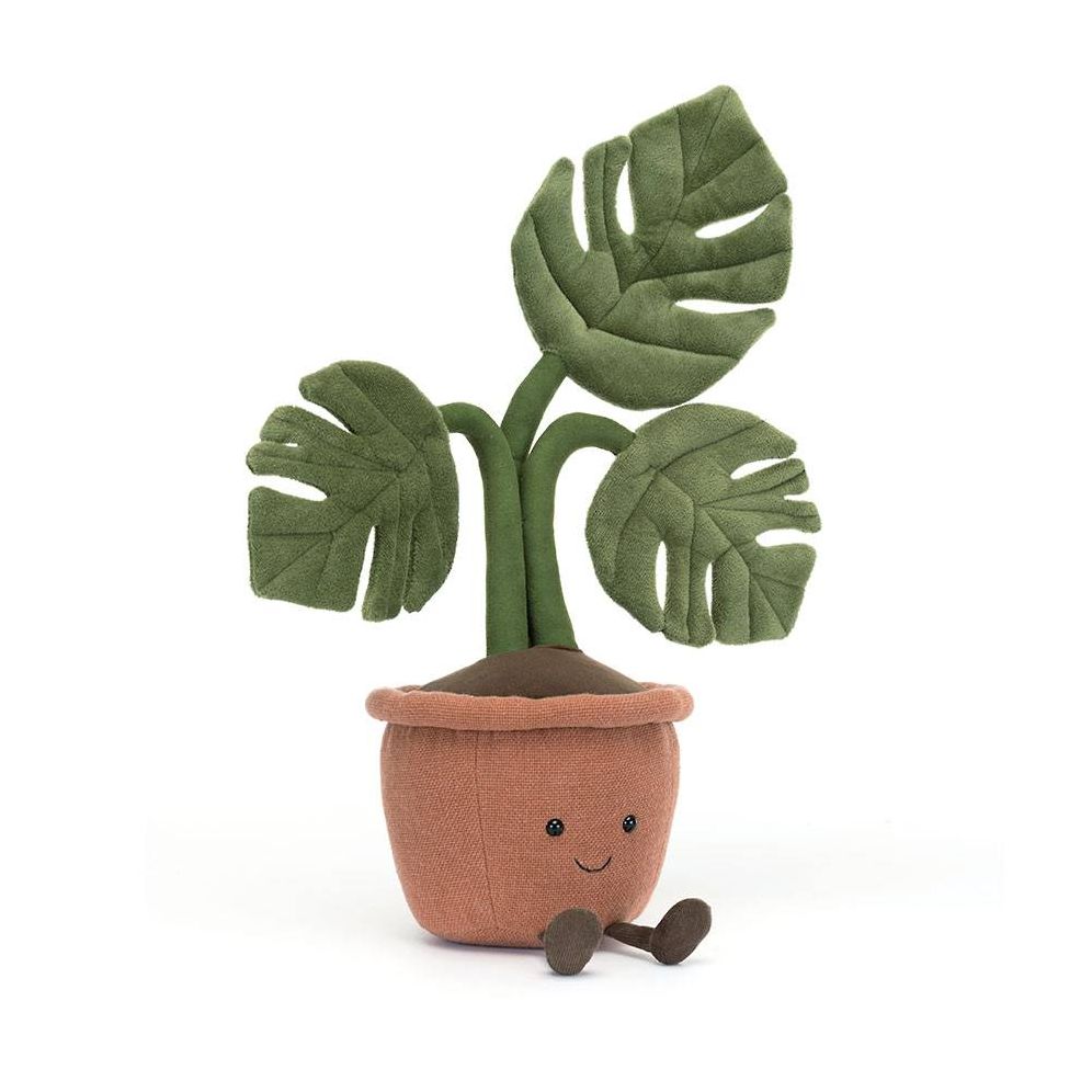  ジェリーキャット　モンステラ　monstera ぬいぐるみ Amuseable Monstera Plant Plush - In Store Exclusive | Paper Source