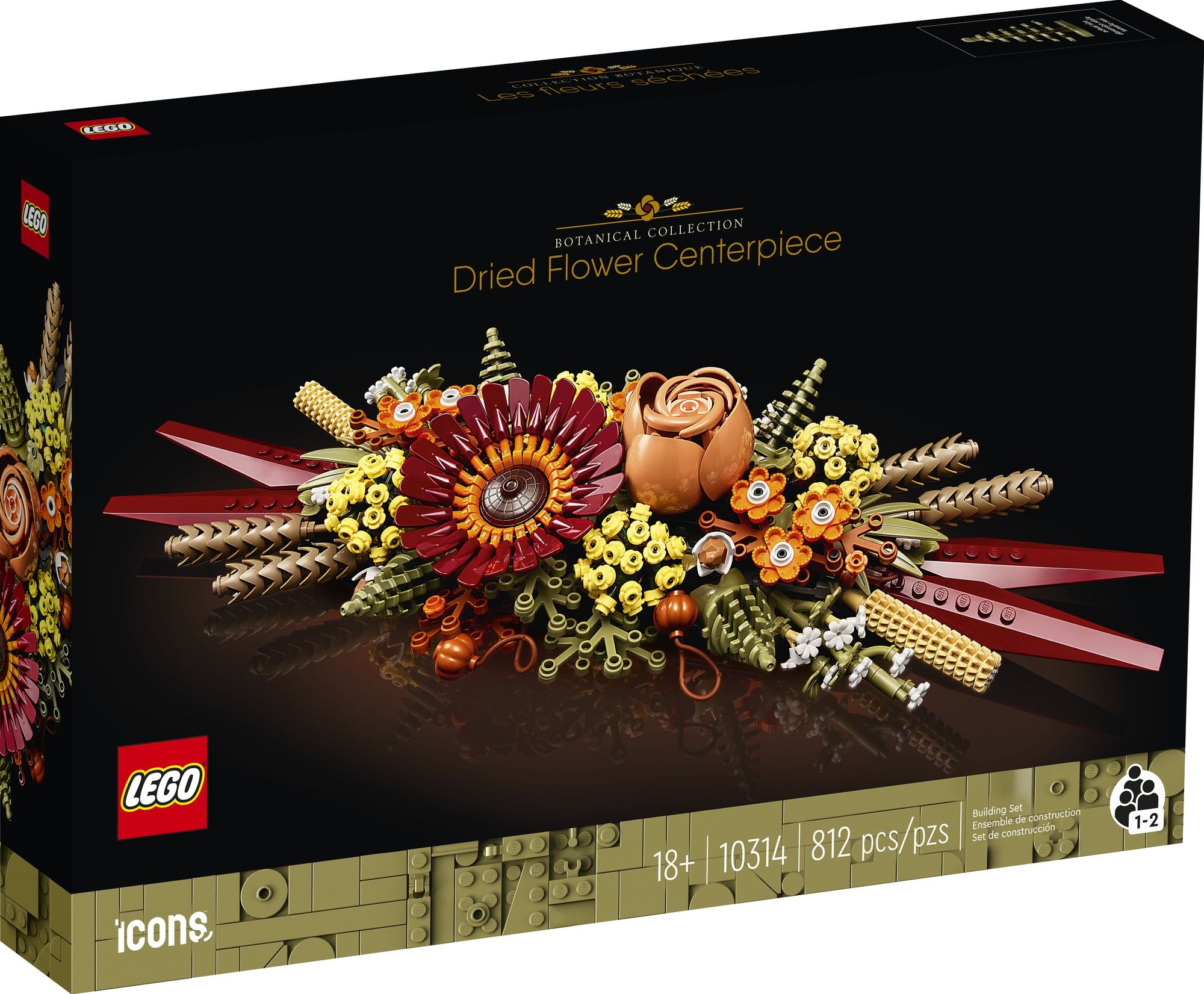 LEGO® Icons Dried Flower Centerpiece 10314 (Retiring Soon) | Paper