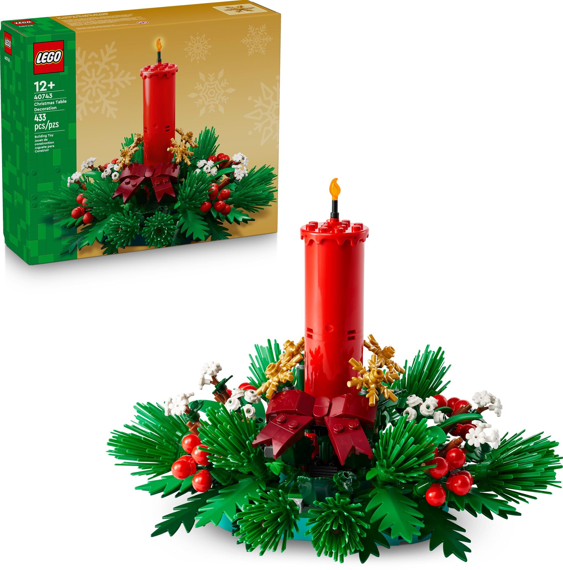 LEGO Iconic Christmas Table Decoration 40743 | Paper Source