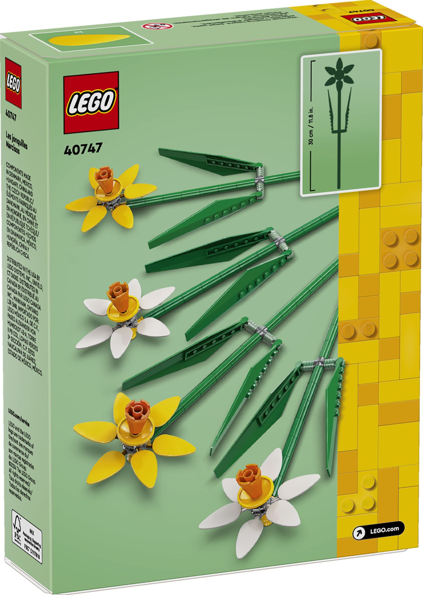 LEGO Flowers Daffodils 40747 | Paper Source