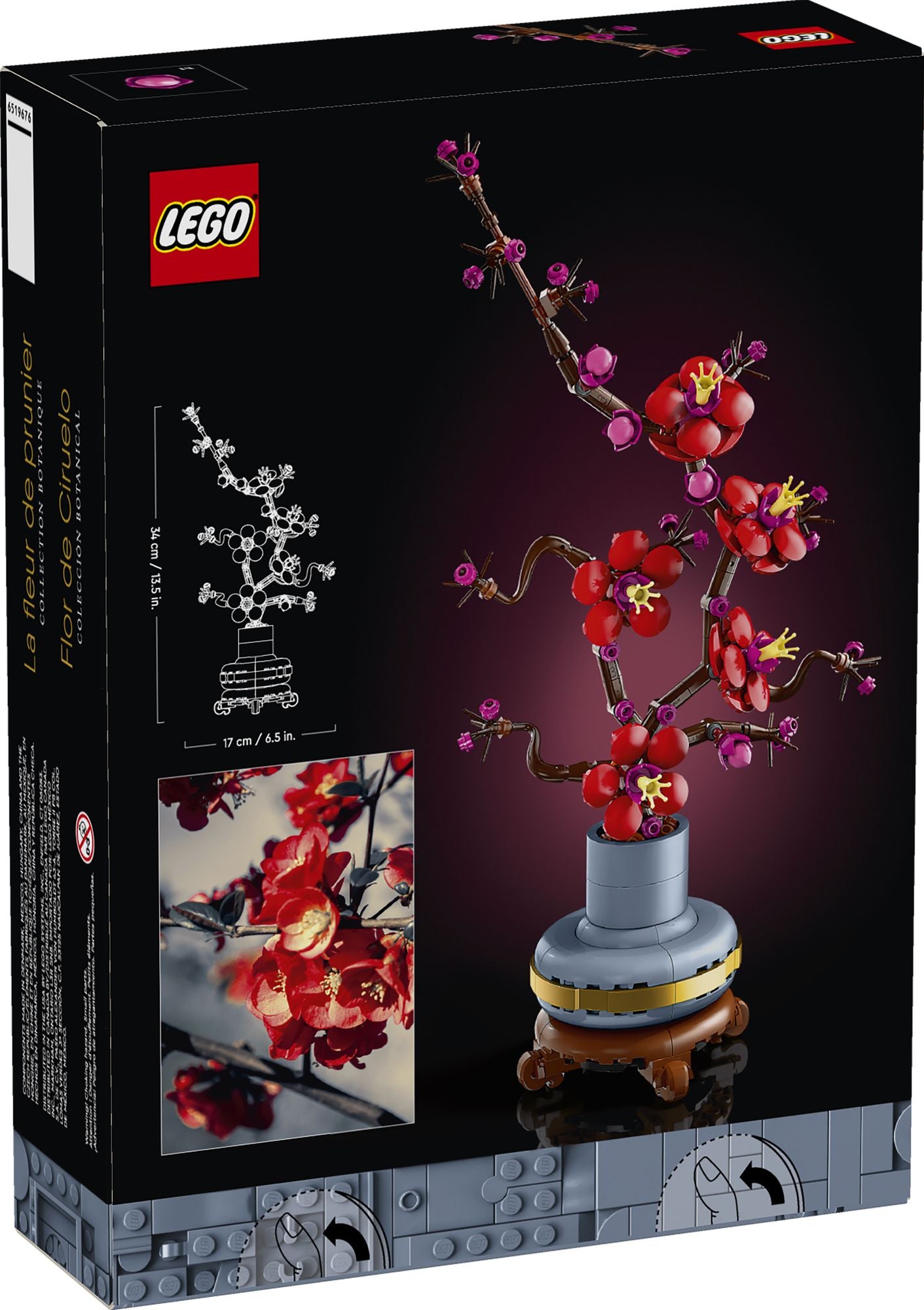 こう LEGO Icons Plum Blossom 10369 | Paper Source
