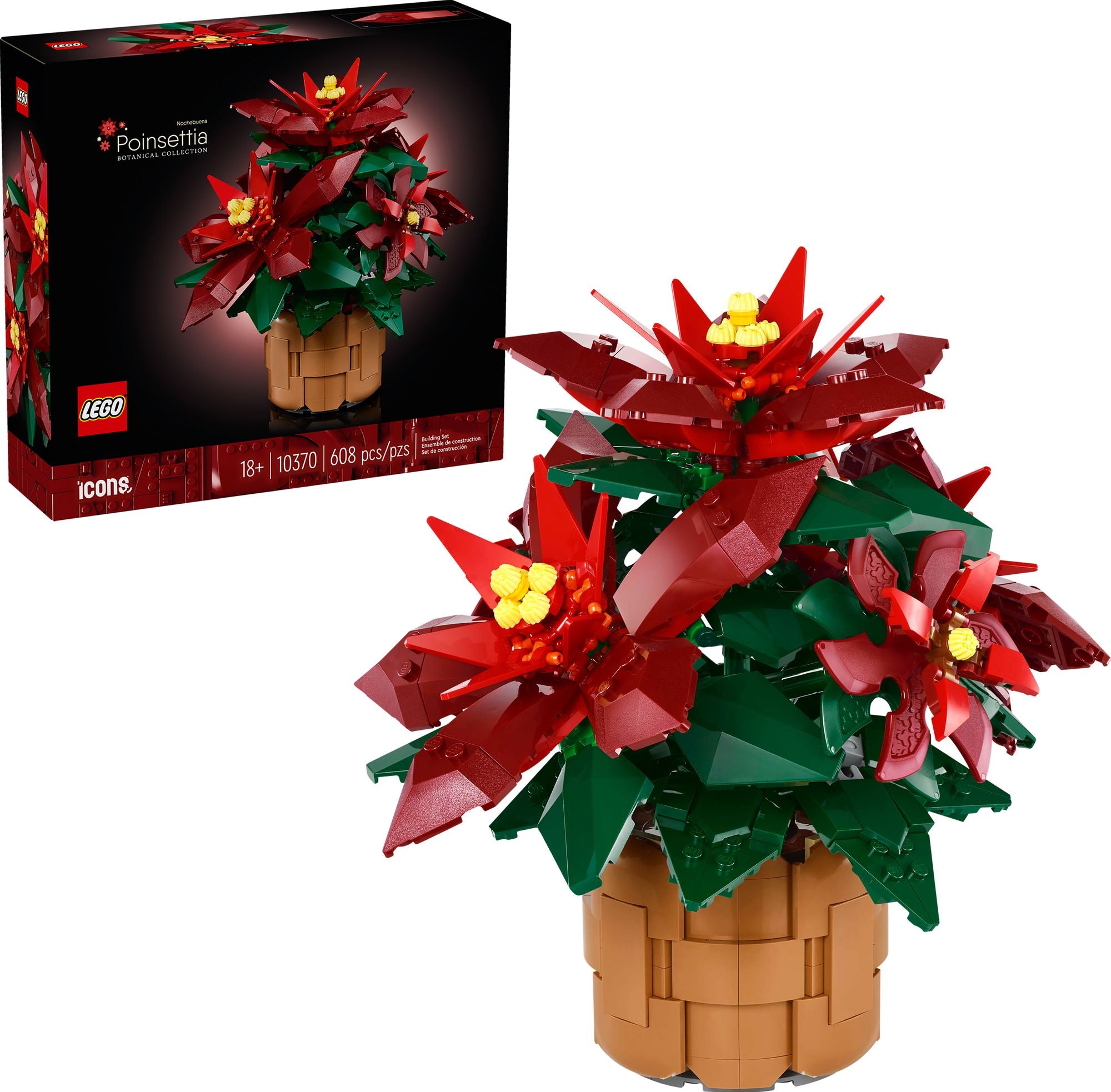 LEGO Icons Poinsettia 10370 | Paper Source