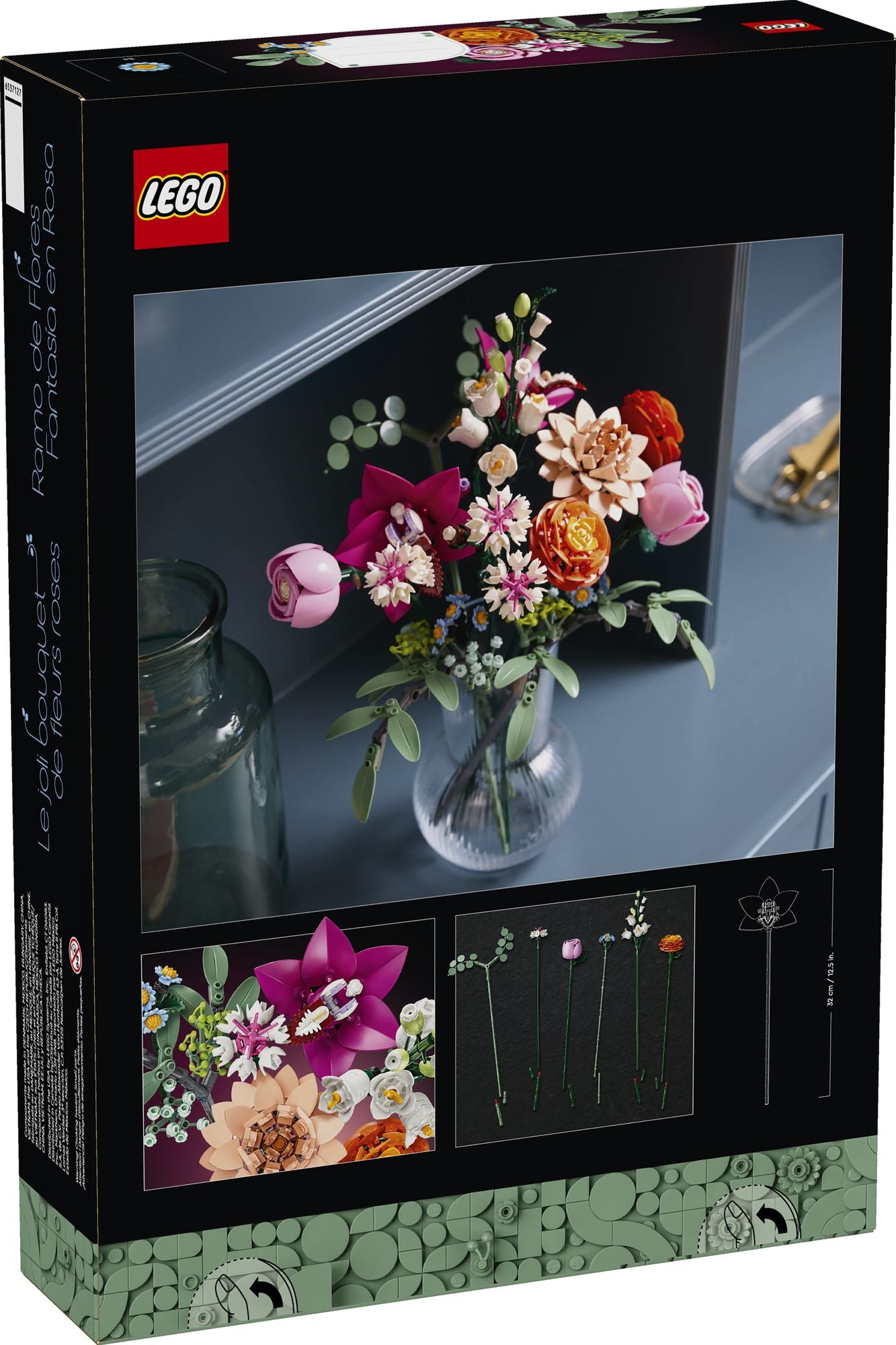 LEGO Botanicals Pretty Pink Flower Bouquet 10342 | Paper Source
