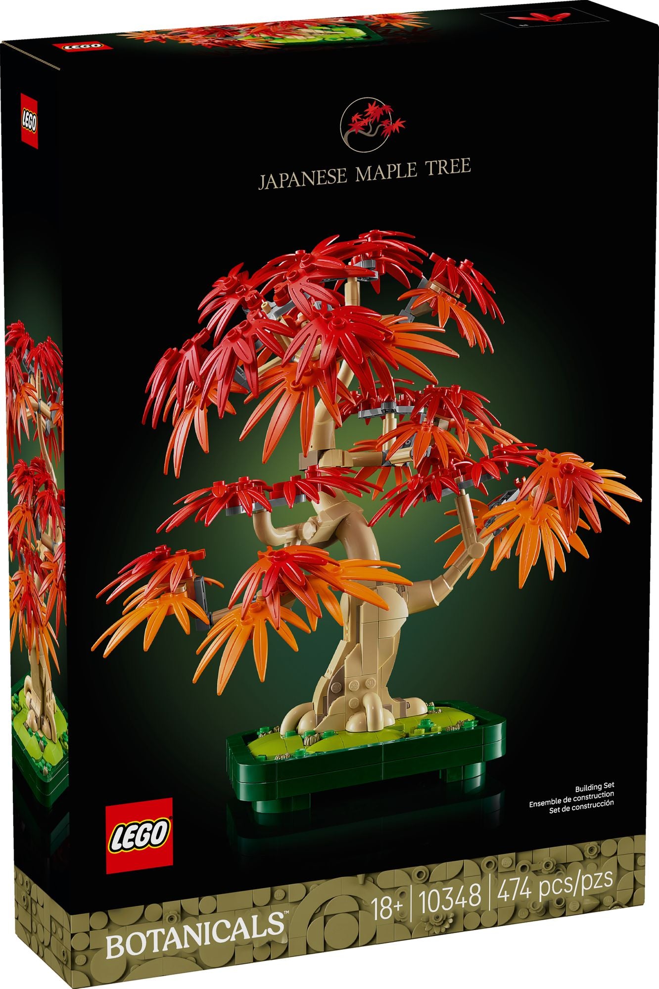 LEGO Botanicals Japanese Red Maple Bonsai Tree 10348