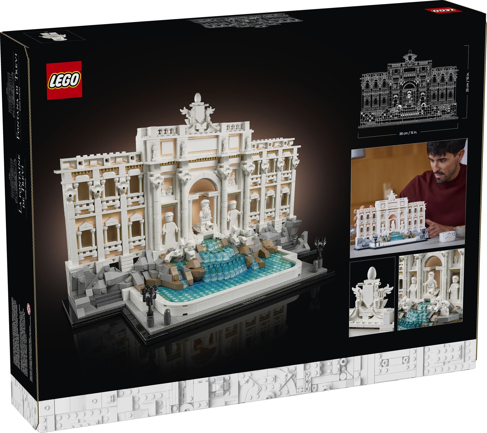 LEGO Architecture 21062 Trevi Fountain | Paper Source