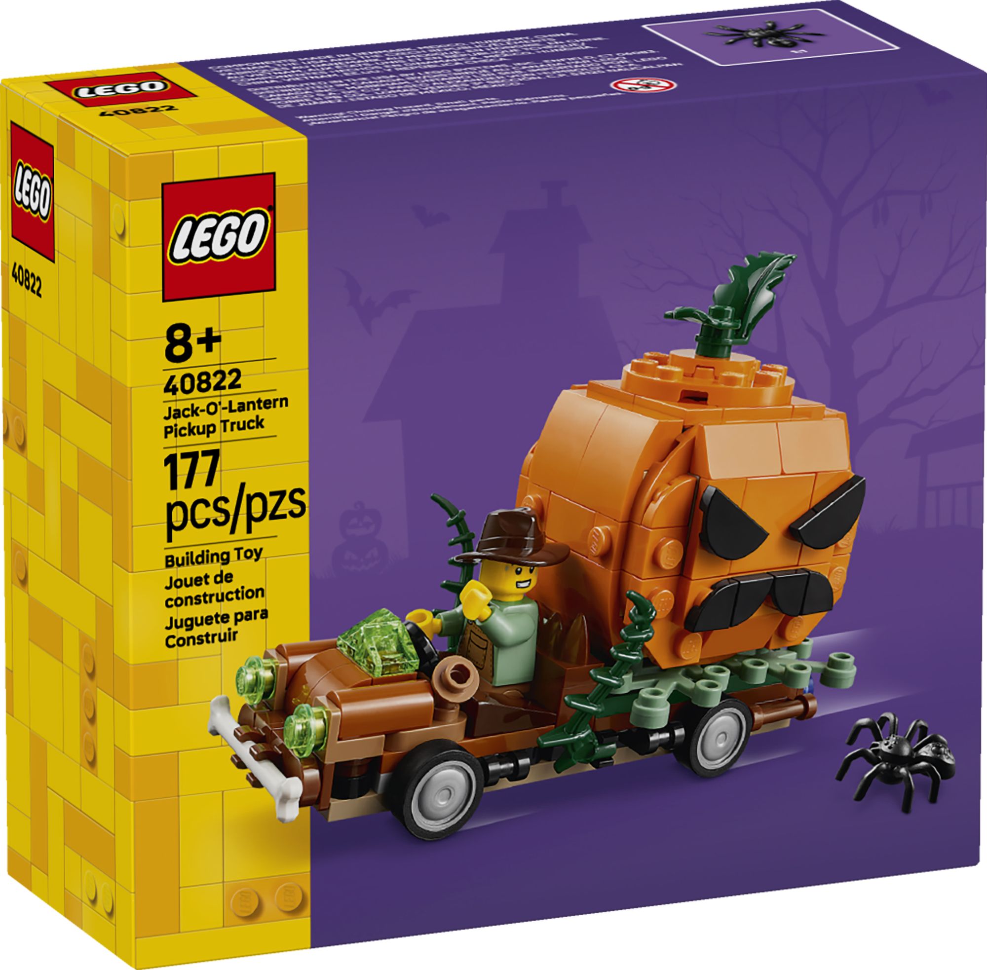 LEGO Iconic Jack-O'-Lantern Pickup Truck 40822