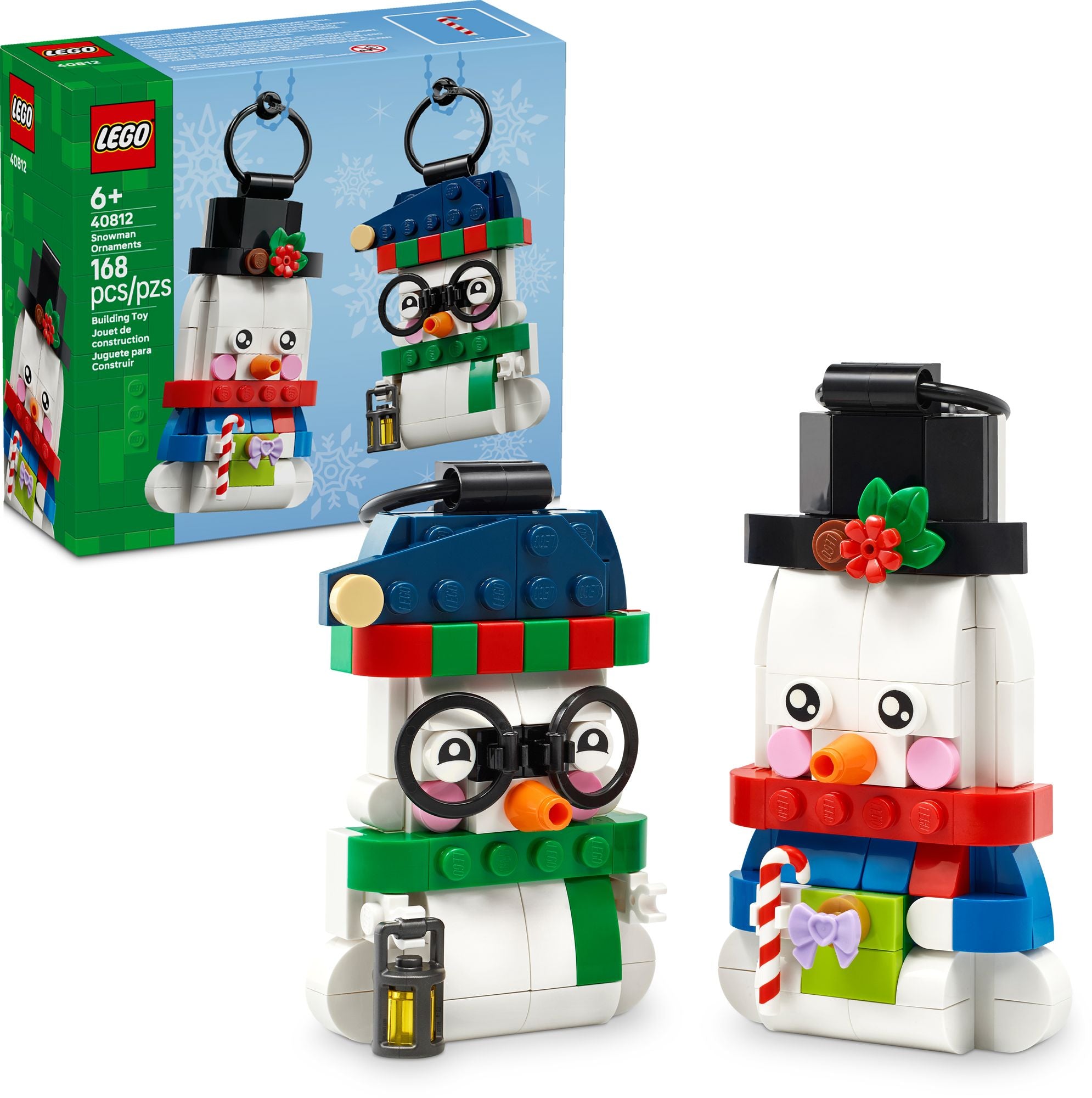 LEGO Snowman Ornaments 40812