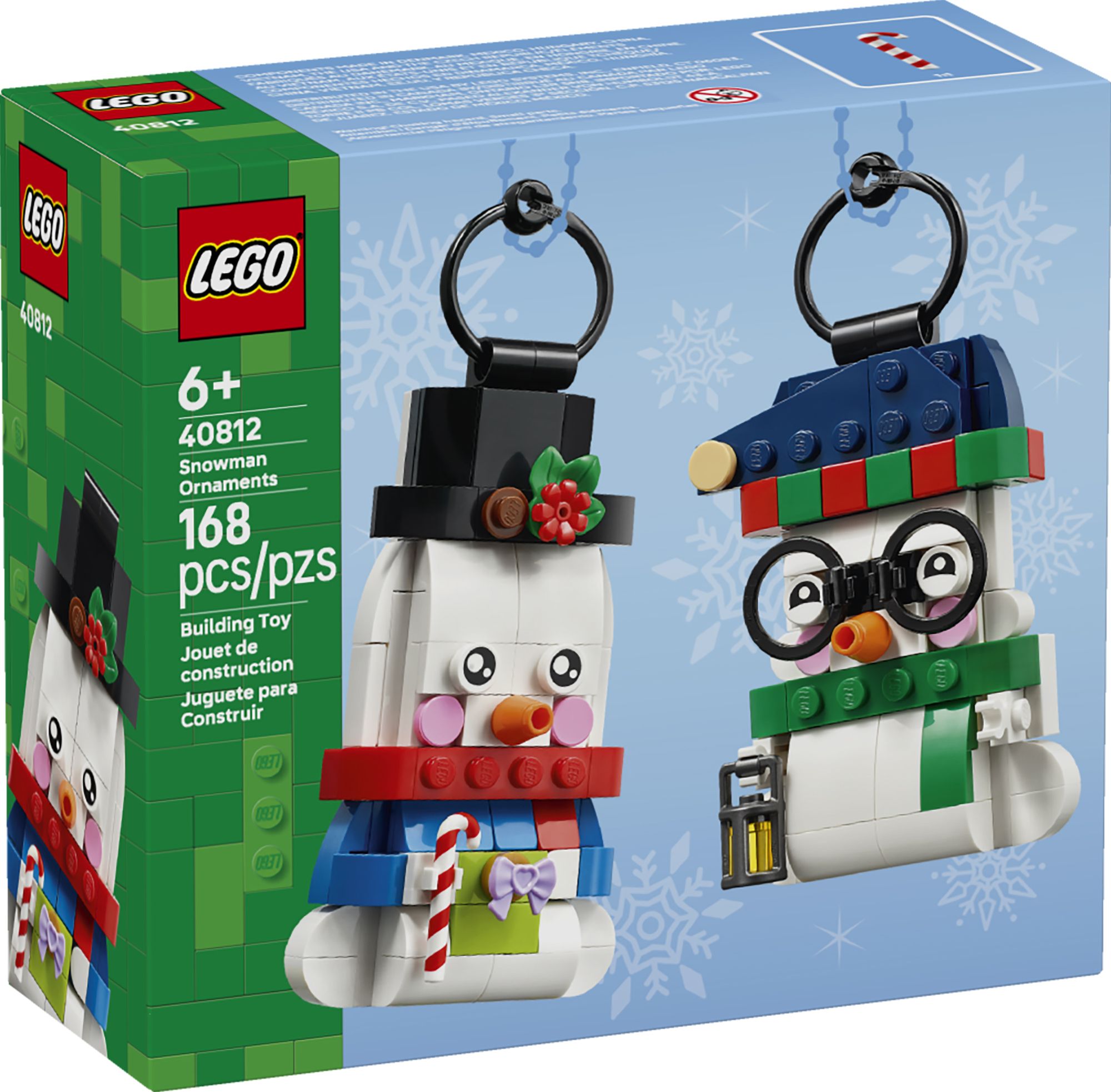 LEGO Snowman Ornaments 40812