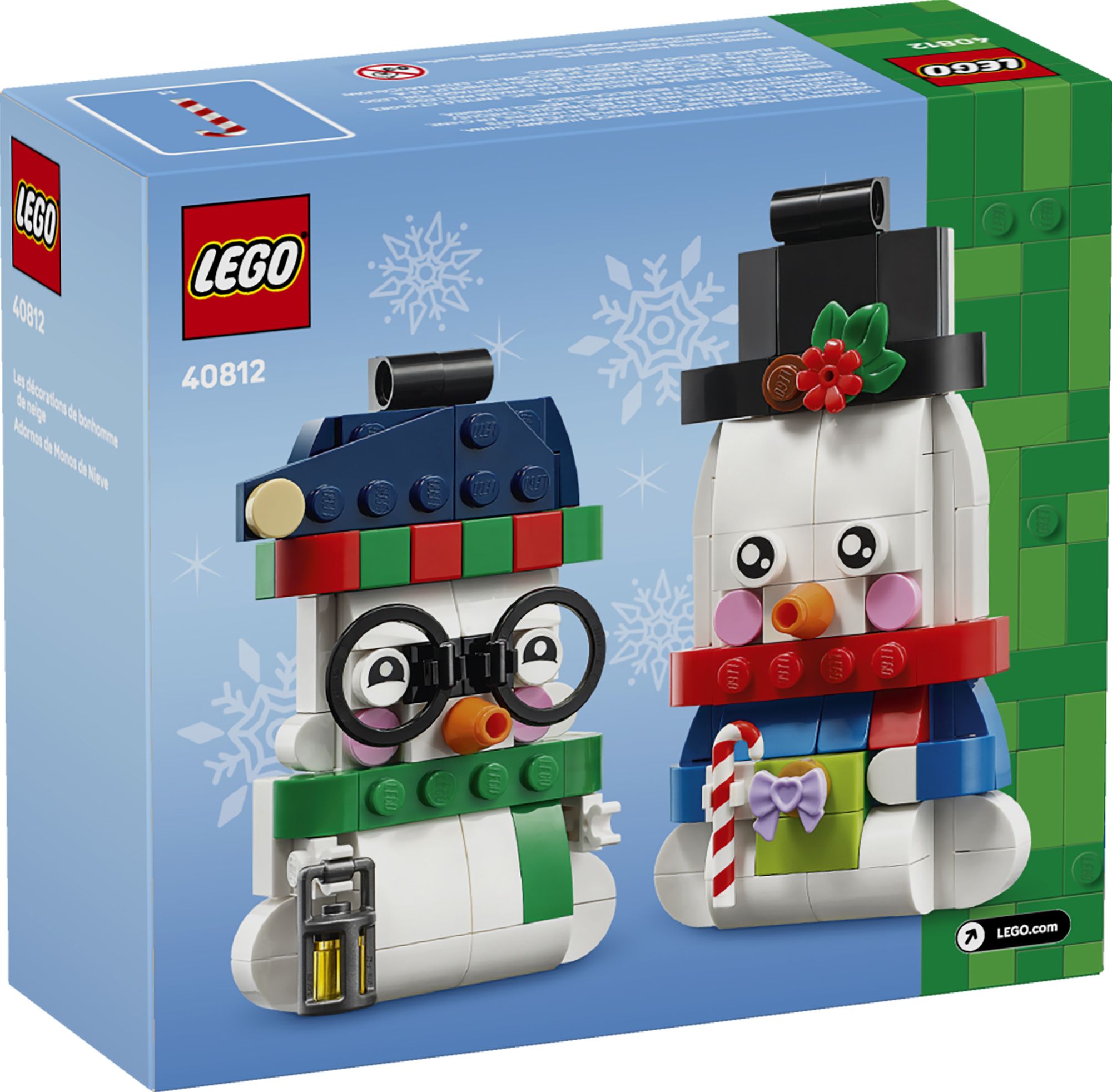 LEGO Snowman Ornaments 40812