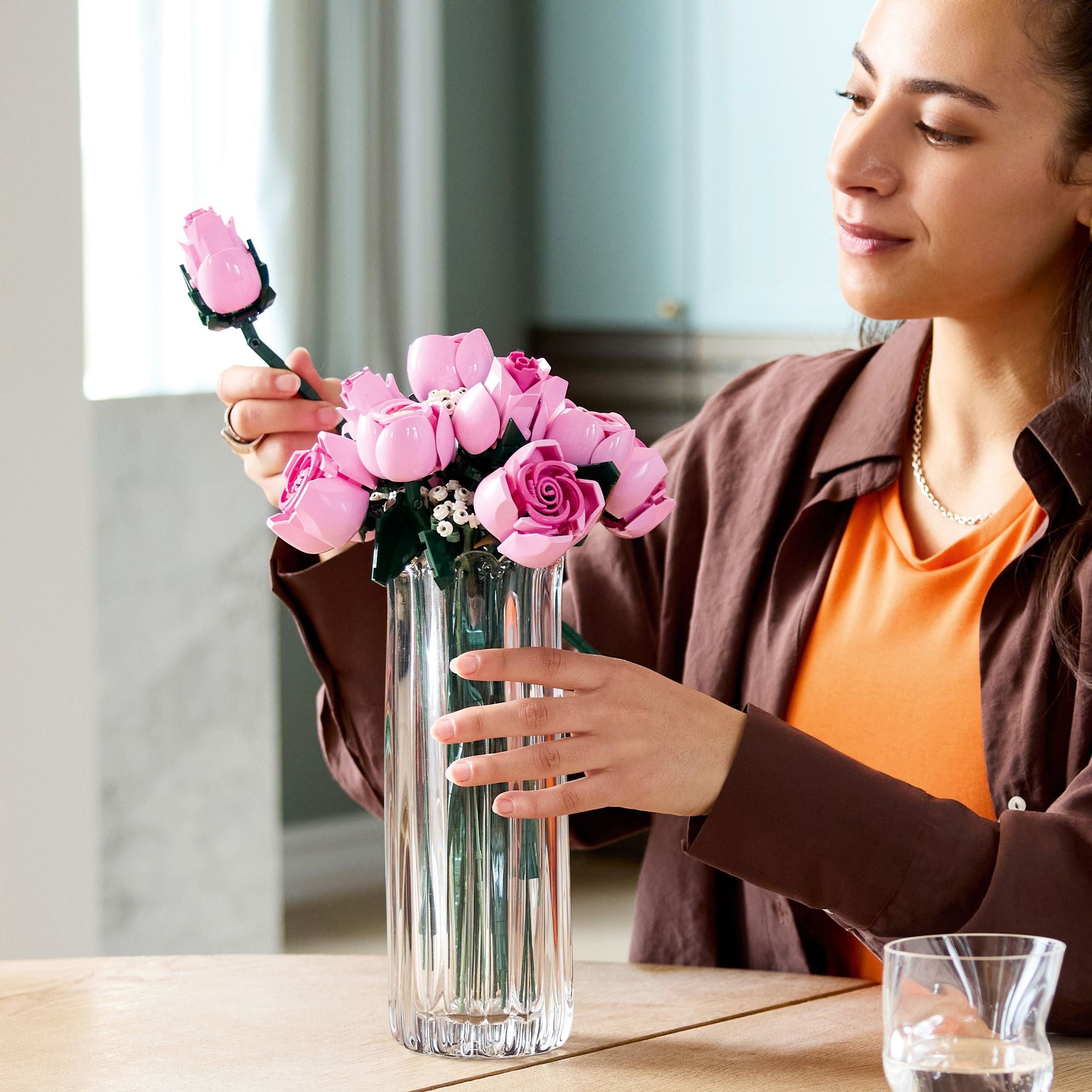 LEGO Botanicals 10374 Bouquet of Pink Roses | Paper Source