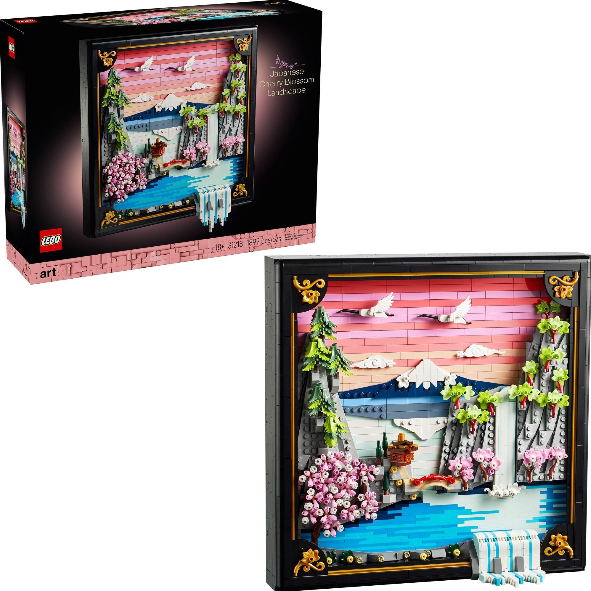 LEGO ART Japanese Cherry Blossom Landscape 31218 | Paper Source