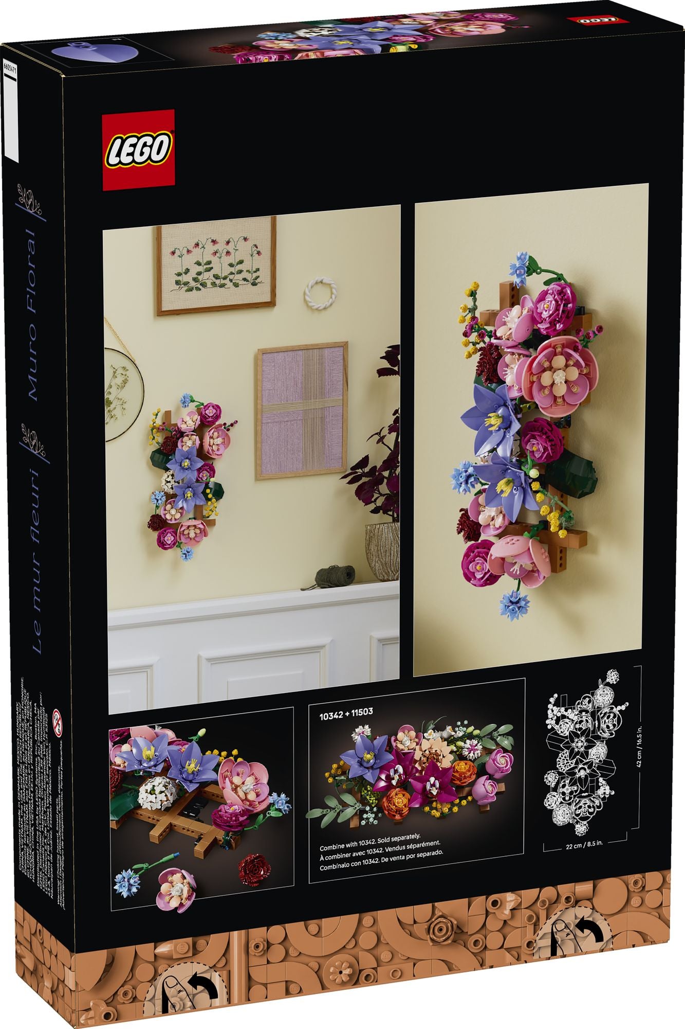 漆塗り箱 花壁 Flower Wall K-HERITAGE LEGO® BOTANICALS Flower Wall - 11503 | Paper Source