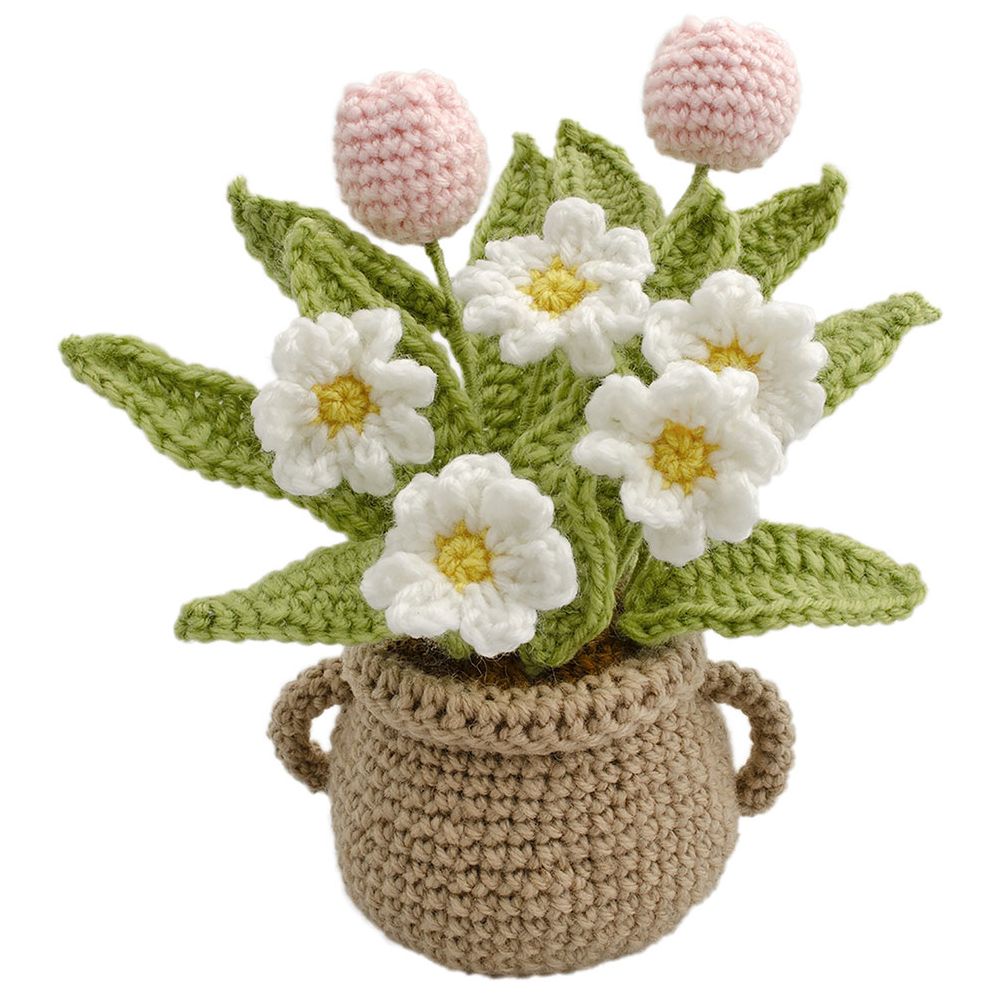 Flower Pot Crochet Kit