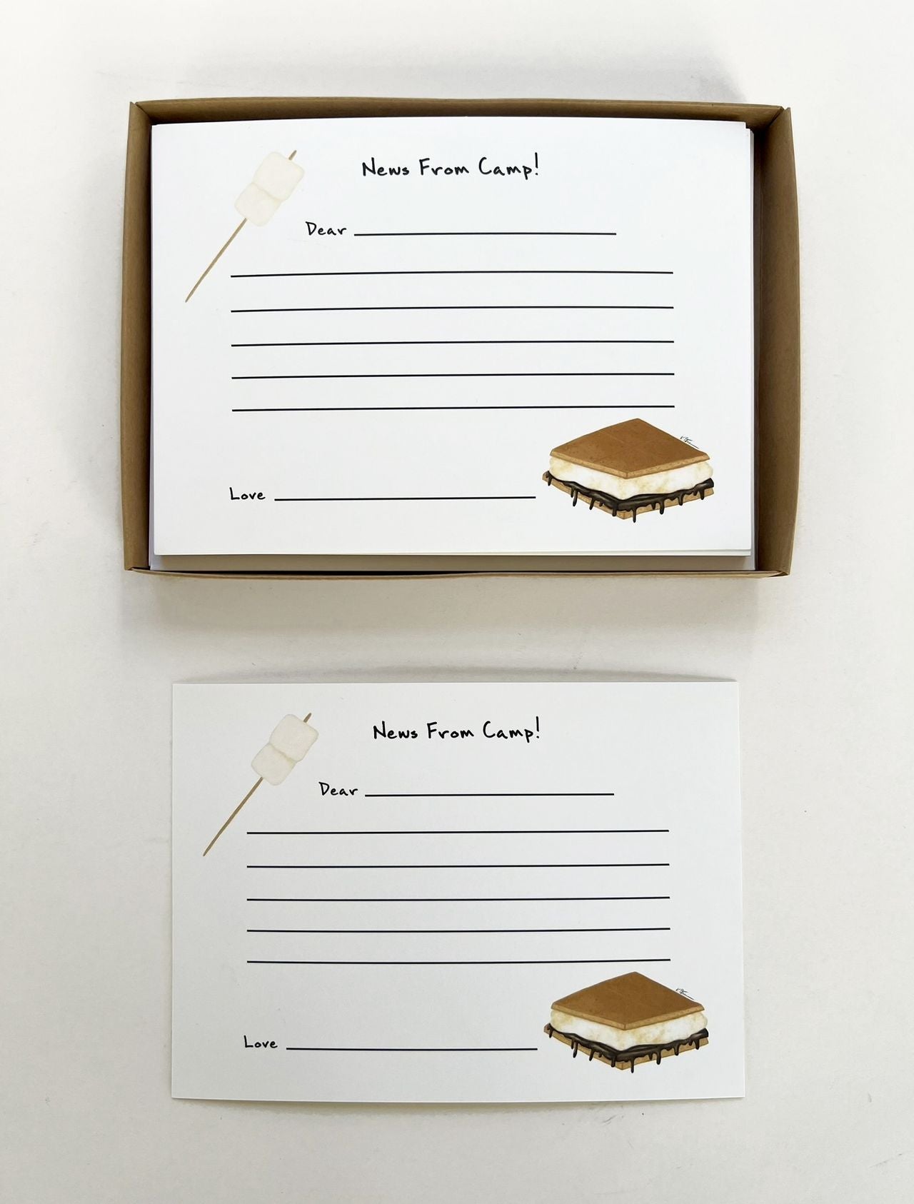 S'Mores Camp Notecard Set
