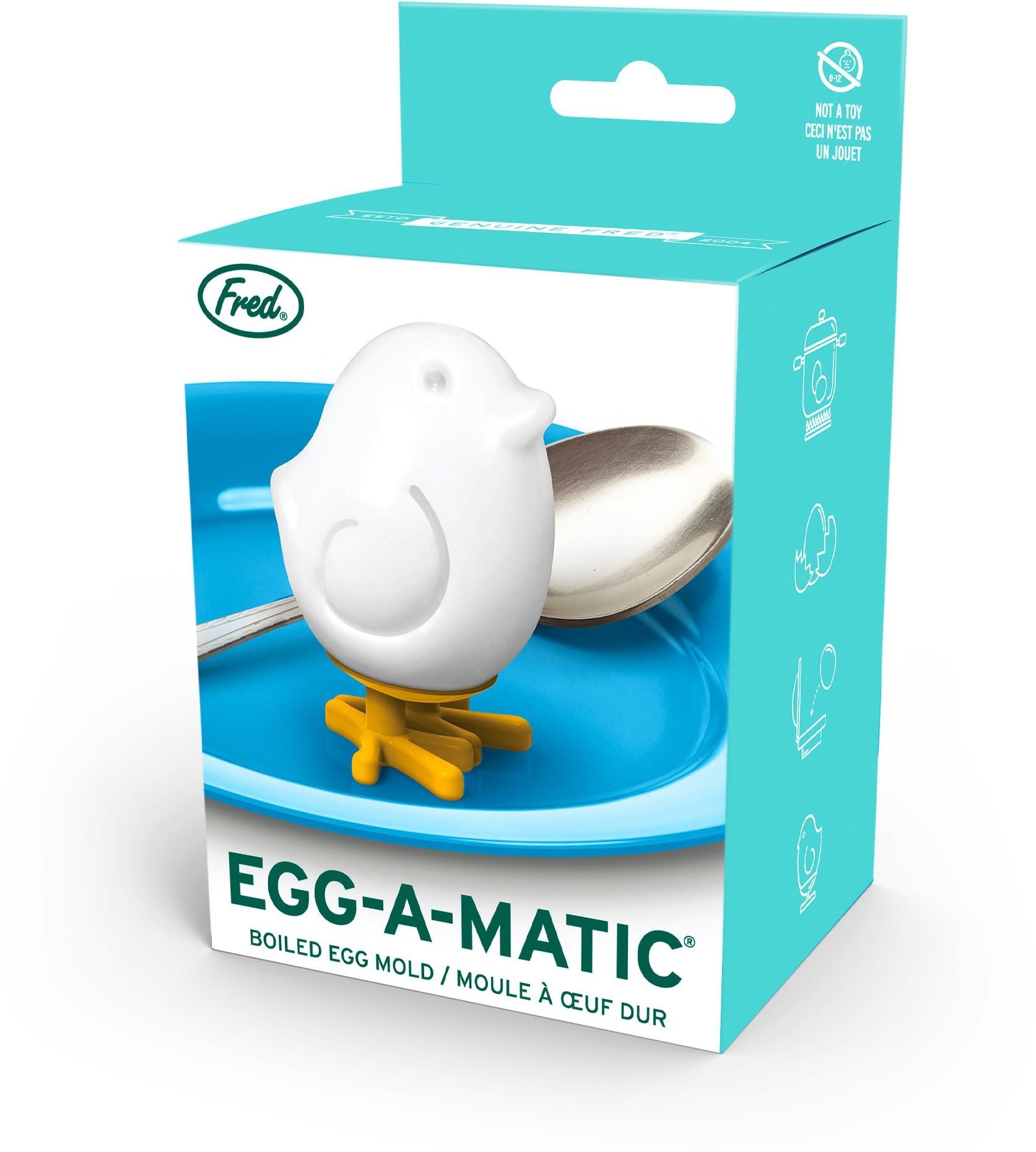  Boiled Egg Scientist タマゴ限定タグ付き Egg-A-Matic Chick Hard Boiled Egg Mold | Paper Source