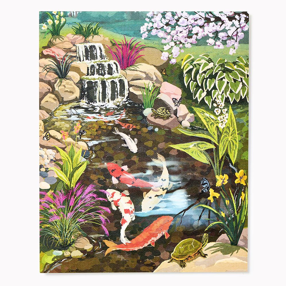 Koi Pond 8x10 Art Print