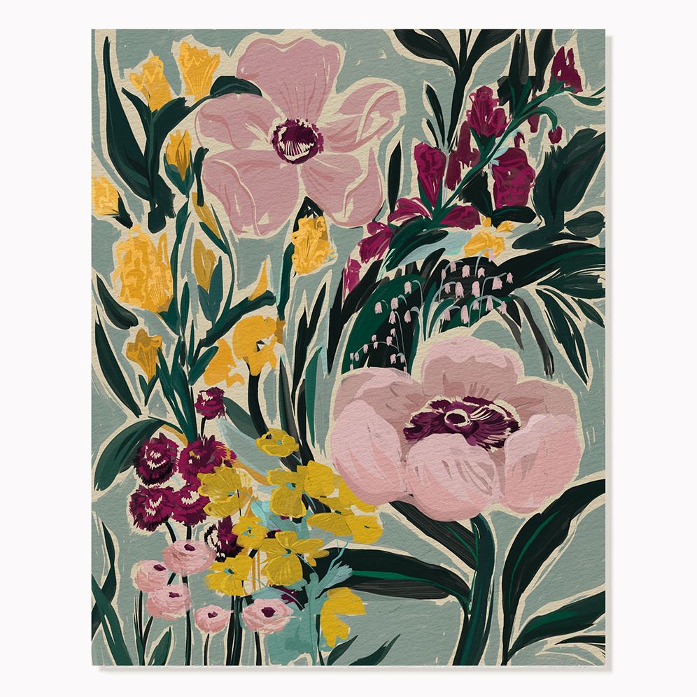 Moody Floral 8x10 Art Print