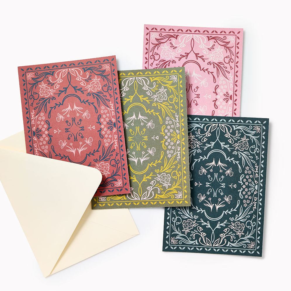 Folk Floral A6 Stationery Set