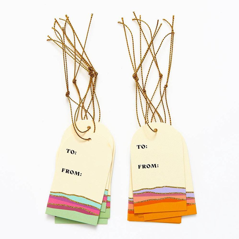 Glitter Layers Gift Tags