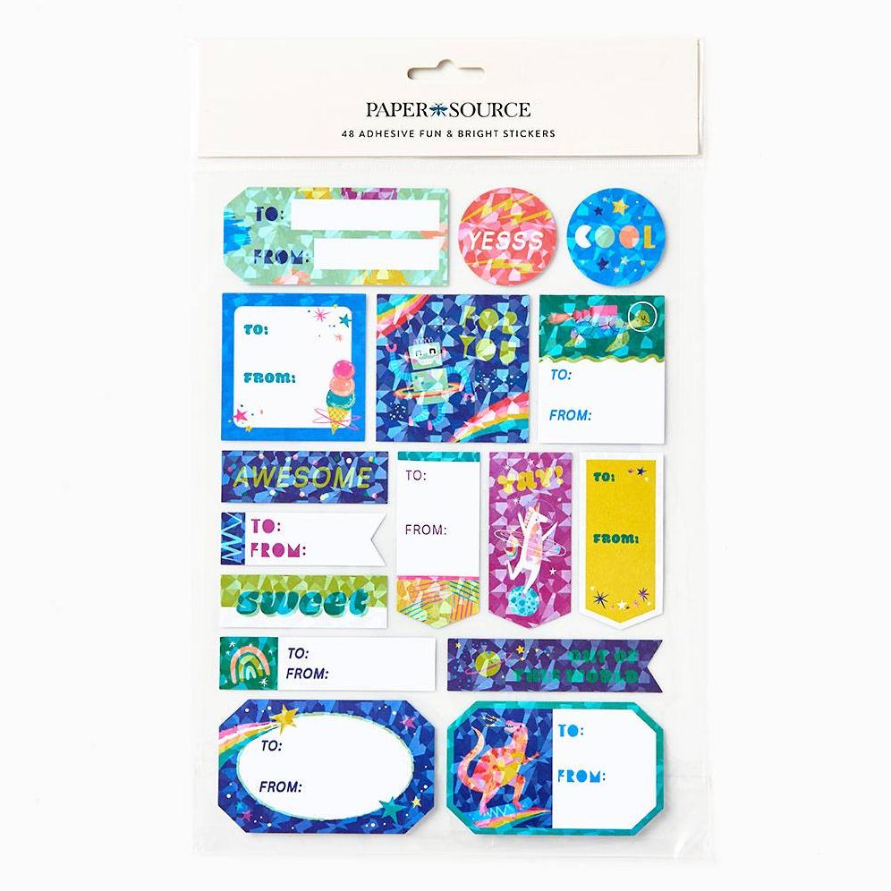 Bright Critter Gift Labels