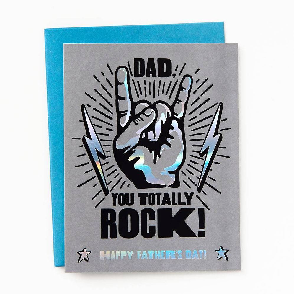 Rock Dad Father's Day Card