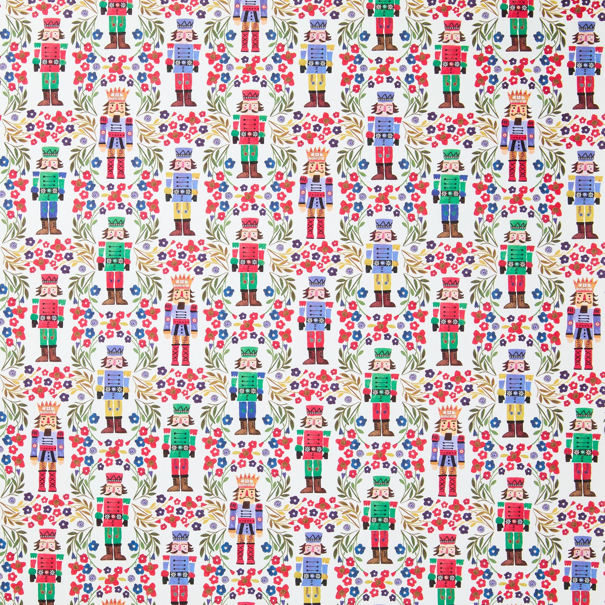 Christmas Nutcracker Flat Wrap