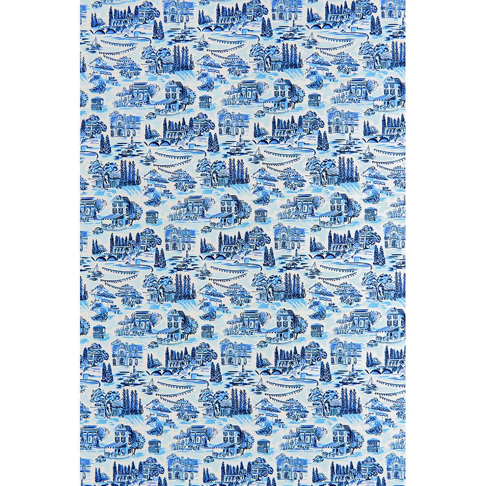 French Toile Continuous Roll Wrap